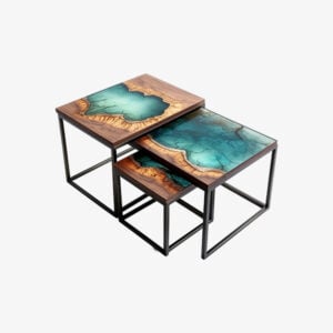 Coffee Table Ocean Blue